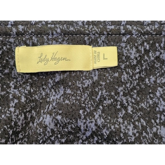 LADY HAGEN Women's Large Blue Knit‎ Golf Skort Skirt With Shorts & Pockets EUC - Picture 7 of 9